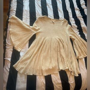 M.S.S.P. Cream Knit Top